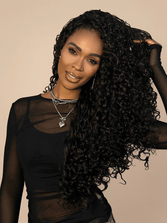 2 in 1 - Half Wig and Ponytail - Amanda color: 4