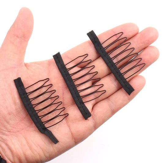6-Tooth Comb for Lace Front Wig Making Cap