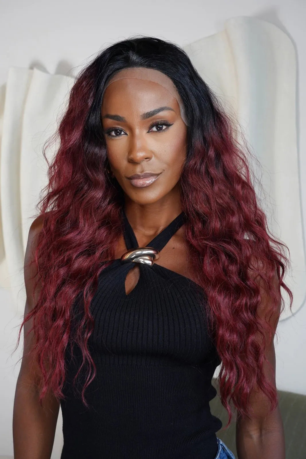 Lace front con Raya Fija Gianna color TT1B/530