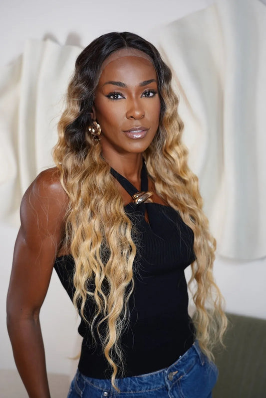 Lace front con Raya Fija Gianna color TAT6/27/24E