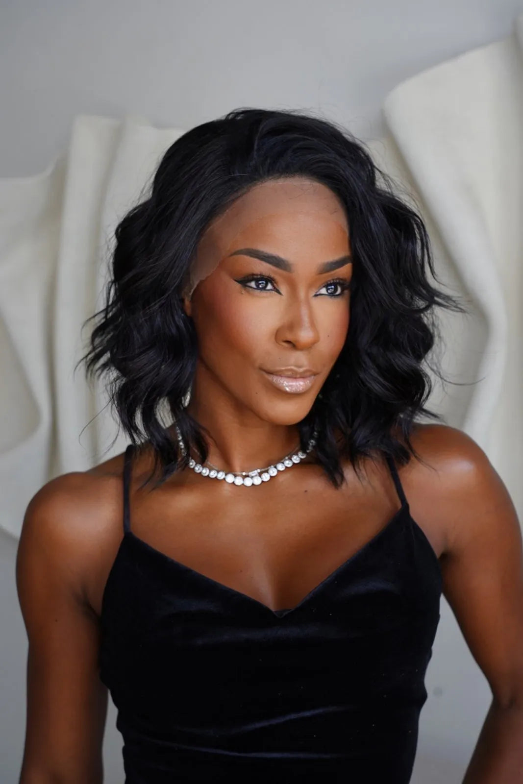 Lace front Paula color 1b