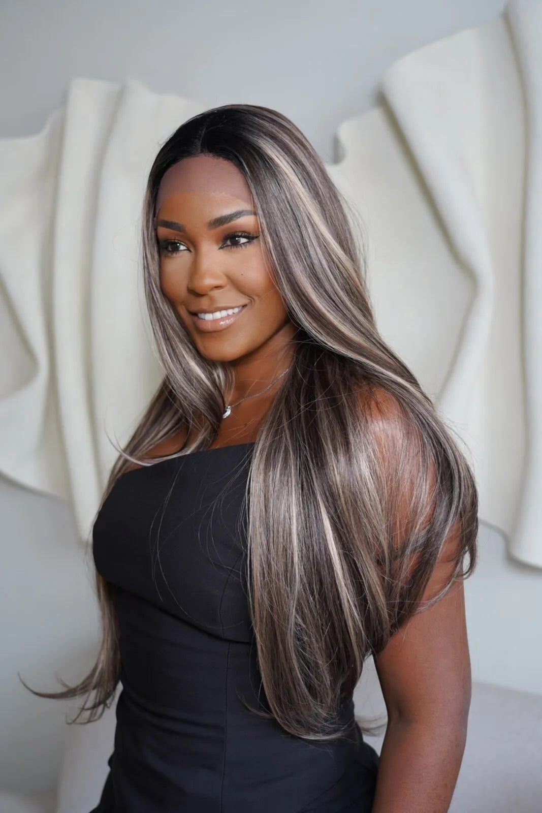 Lace front Premium Cida color 26R