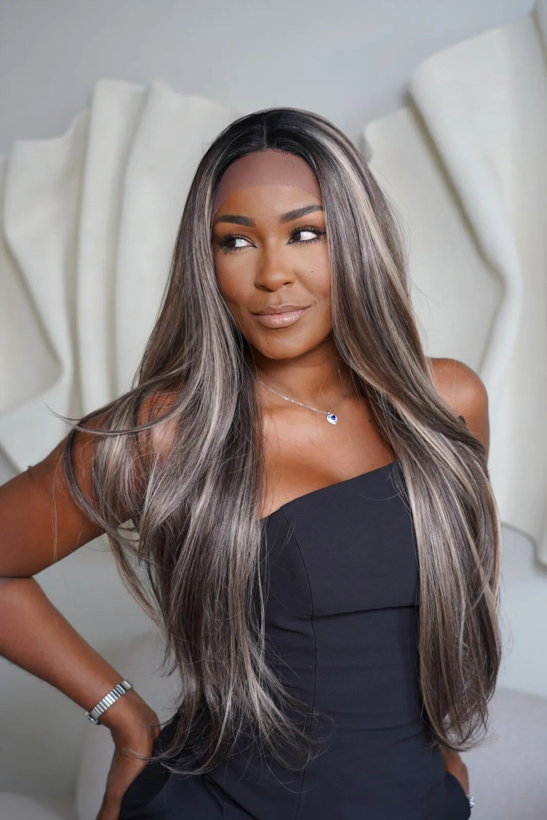 Lace front Premium Cida color 26R