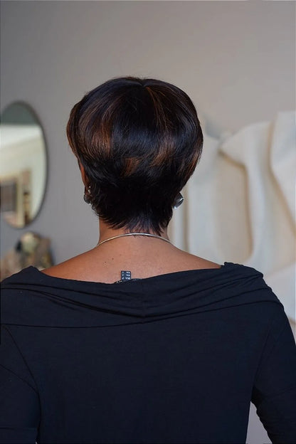 Peluca de Cabello Humano Gabinela Color T2/30